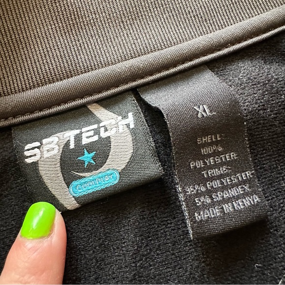 Y2K Men’s SB Tech Gray & Black Zip Up Track Jacket - Picture 3 of 6